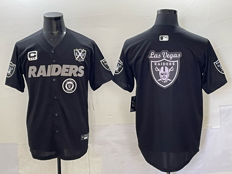 Men Oakland Raiders blank Black Nike 2025 Limited NFL Jersey 006->oakland raiders->NFL Jersey